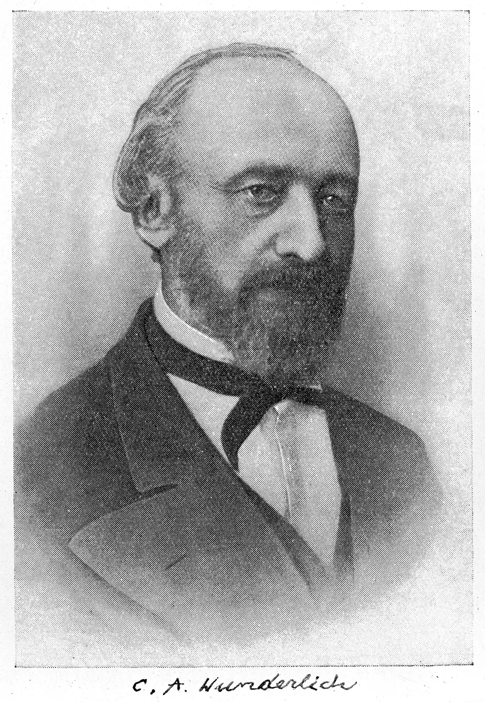 Black-and-white portrait of a bearded 19th-century man