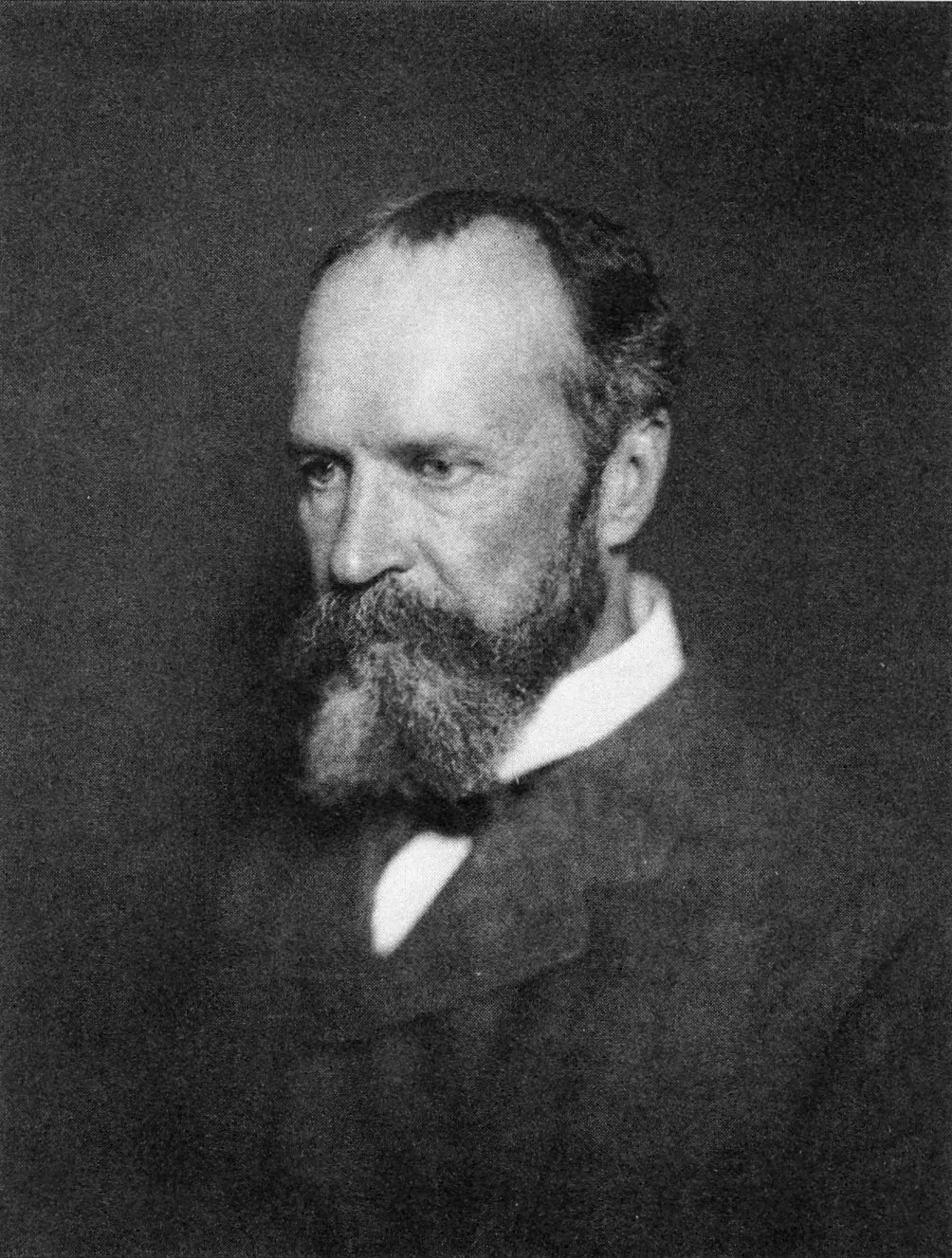 Portrait photograph of a bearded man looking off to one side